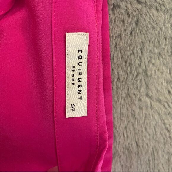 Equipment 100% silk sleeveless blouse, S - Picture 6 of 7